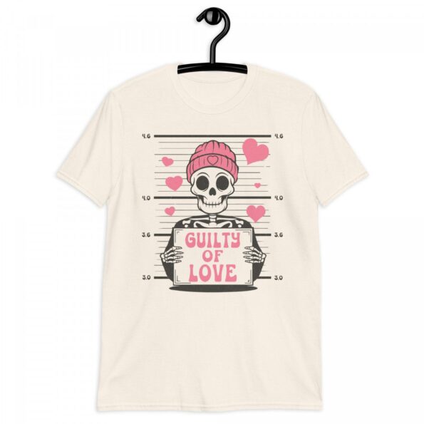 “Guilty of Love” Skeleton Shirt: A Funny Valentine’s Day Gift for Him & Her