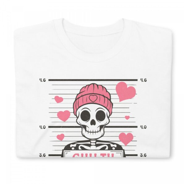 “Guilty of Love” Skeleton Shirt: A Funny Valentine’s Day Gift for Him & Her